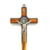 Croce-Medaglia San Benedetto legno d'ulivo