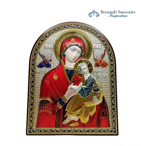 Quadro Argento 925 Madonna col bambino