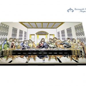 Silver925 Bilaminated Picture Last Supper 9.5x5