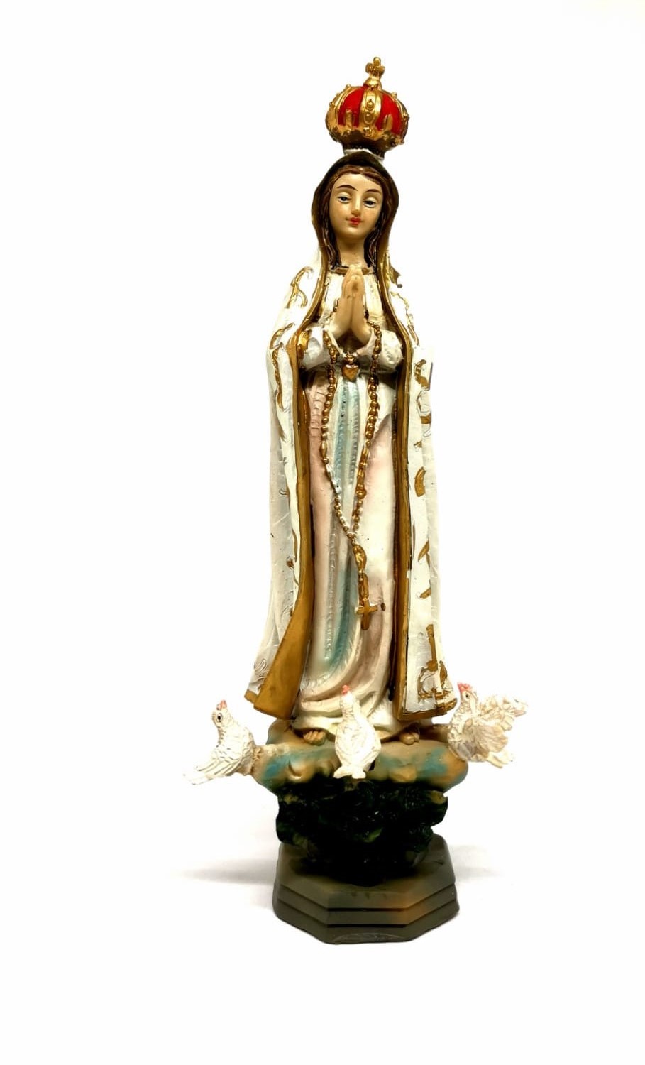 Statua Madonna di Fatima 12 cm - Bernardi Souvenirs
