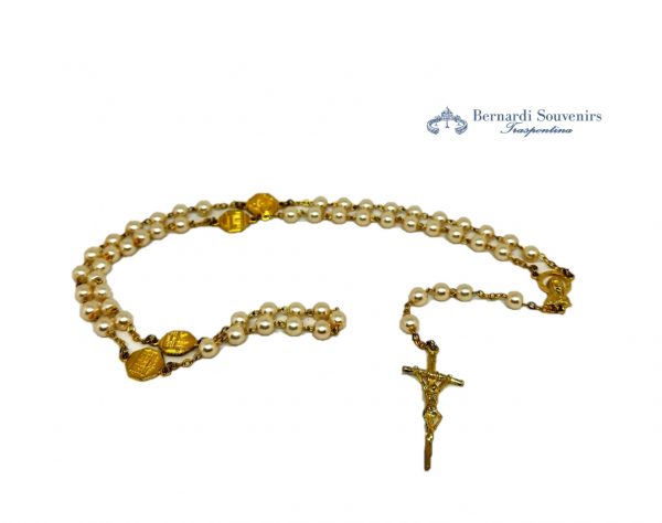 rosario 4 basiliche oro