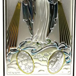 Miraculous Virgin Mary silver Picture 11x7