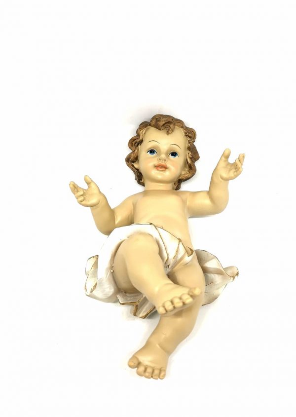 Statua Gesù bambino 22 cm resina