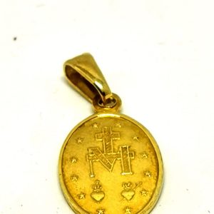 Miraculous Medal in silver 925 gold-plated