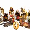 Nativity scene 16 cm in resin 11 statues