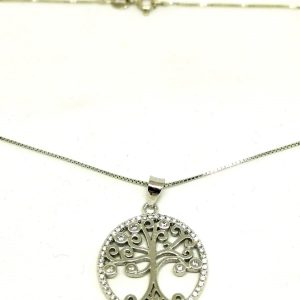 Collana Albero Della Vita Argento 925 particolare