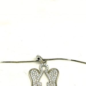 Collana argento 925 angelo particolare