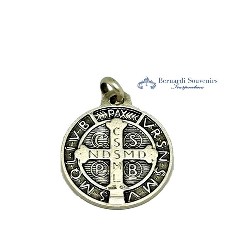 Medaglia Di San Benedetto Argento Medaglia San Benedetto Argento925 - Bernardi Souvenirs