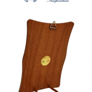 Quadretto legno San Giuseppe retro