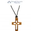 Olive wood pendant Cross