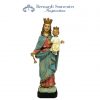 Virgin Mary Queen statue with child