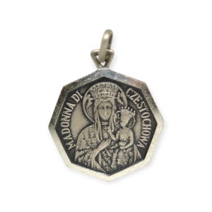 Medaglia Madonna di Czestochowa Argento - Fronte