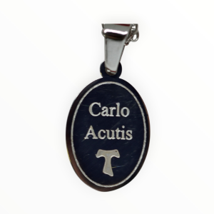 Medaglia San Carlo Acutis - Dettaglio Retro Medaglia
