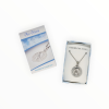 Medaglia Ave Maria in Acciaio Inox